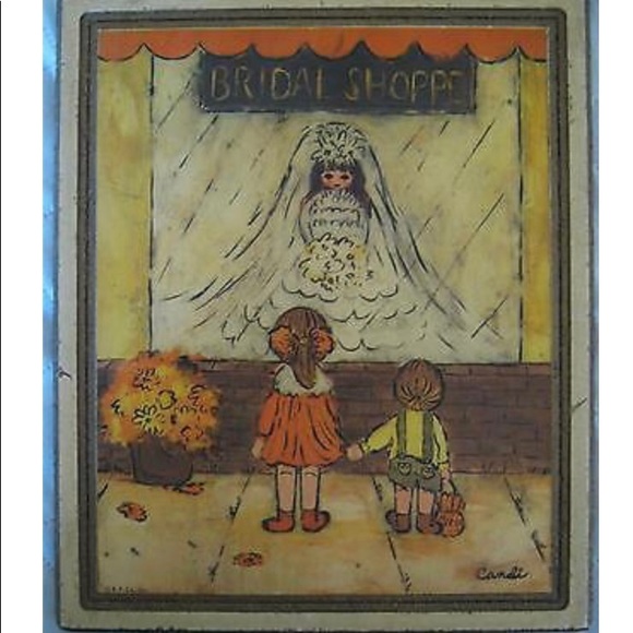 MID-CENTURY Wood Art BRIDAL Wall ART by Candi MCM - Picture 13 of 16